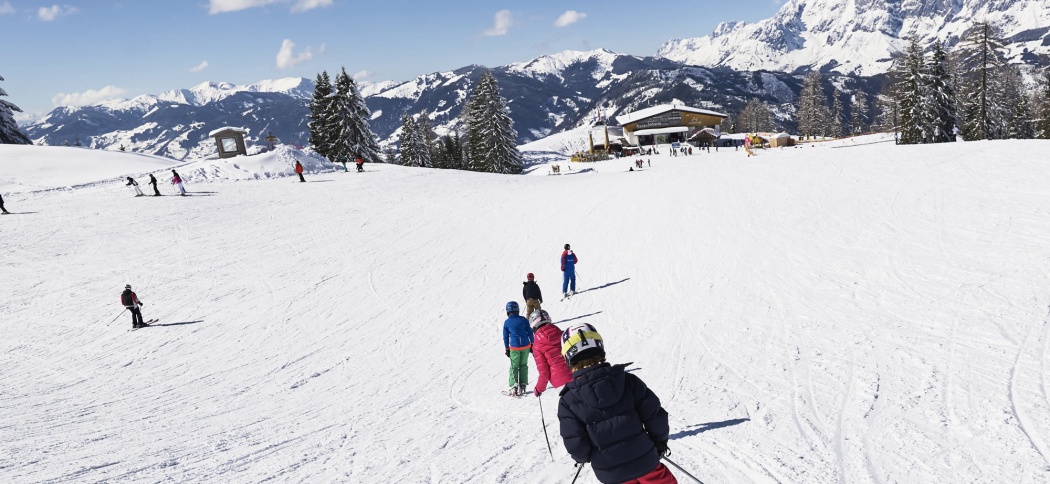 Breite Pisten und tolle Skibedingungen in Alpendorf