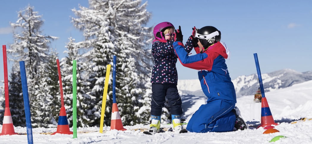 Skiing for the little ones in Kinderland in Alpendorf / St. Johann in the Pongau