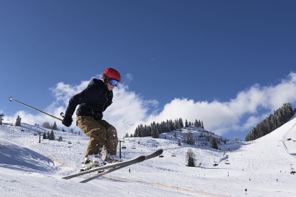 A suitable course for advanced skiers - we  visit the fun park
